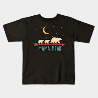 Mama Bear With 2 Cubs - Kids T-Shirt